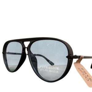 Frye & Co. Black Aviator Sunglasses